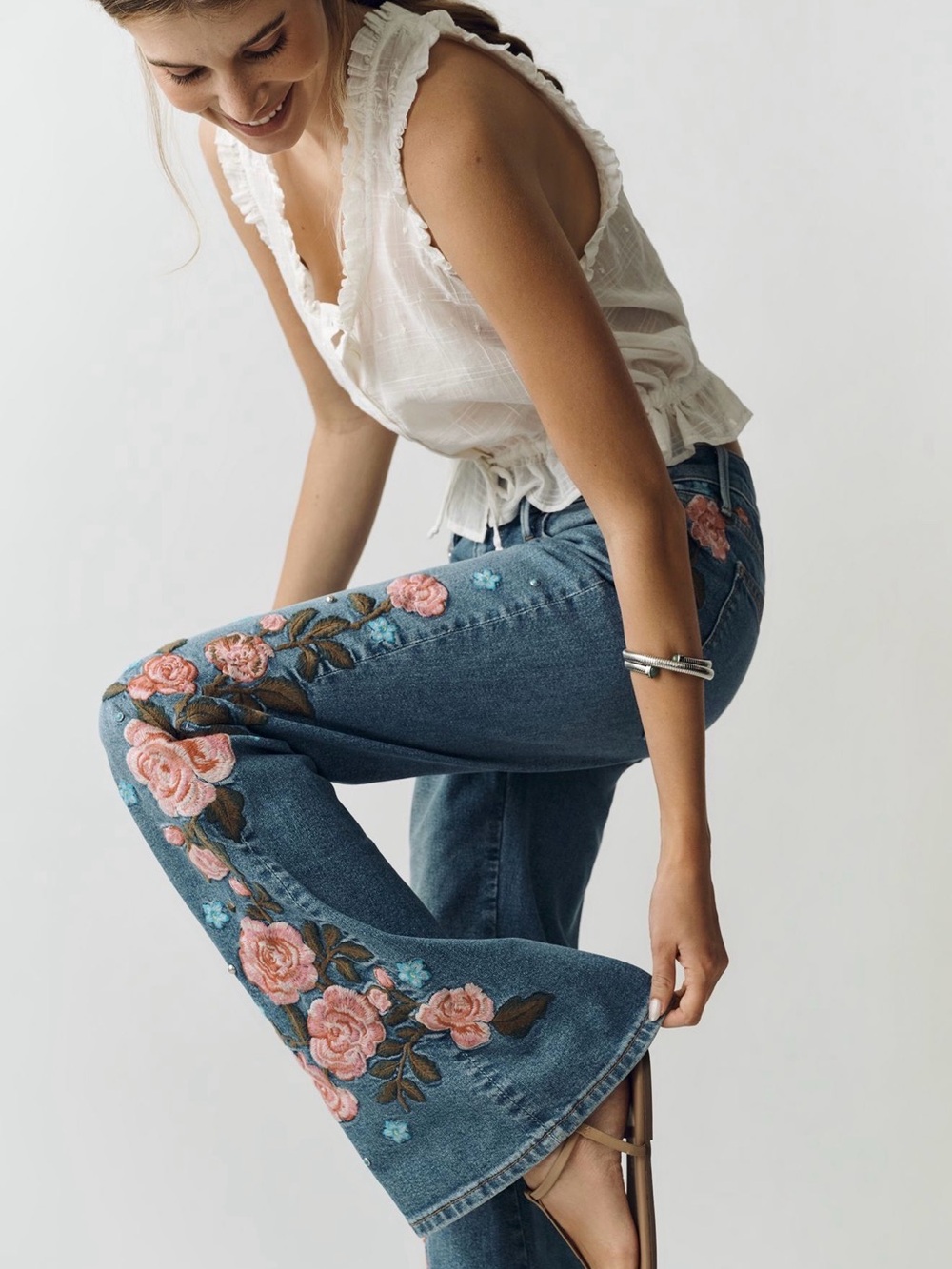 Sold Out! DRIFTWOOD Farrah Mid Rise Flare Jeans - Picture 2 of 6